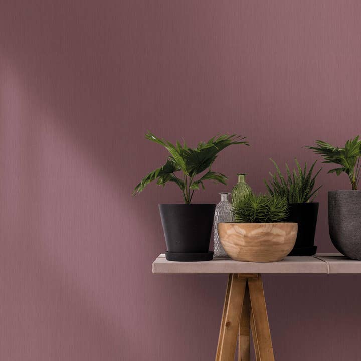 Purple 2 plain wallpaper for bedroom, living room or kitchen for wholesale by Marburg