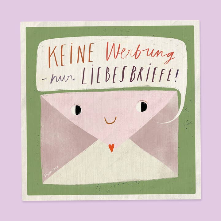 franzizo nachhaltige papeterie - Wholesale Sticker - Sticker "No Advertising"0