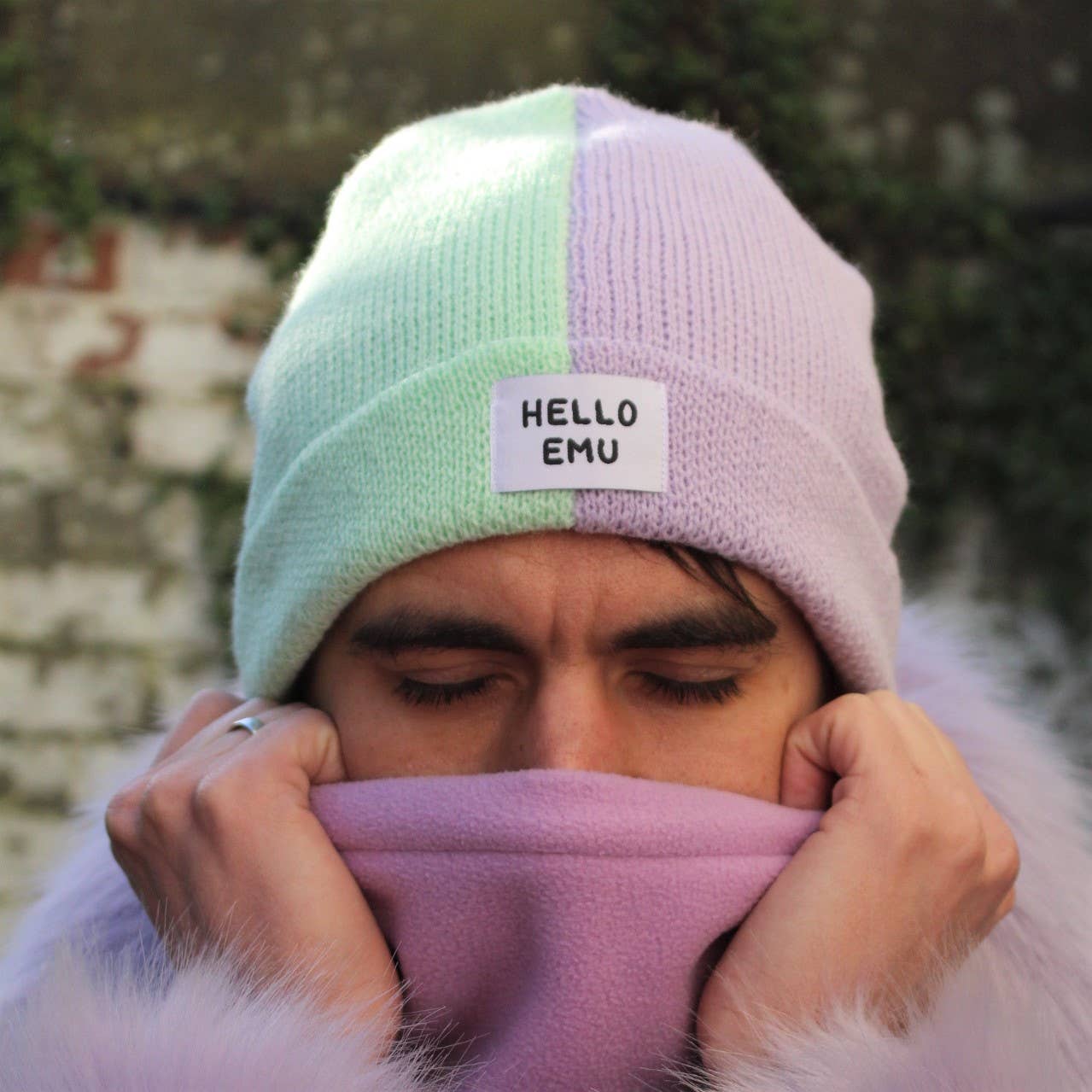 HELLO EMU – wholesale Beanie – Women's – Half and Half Beanie10