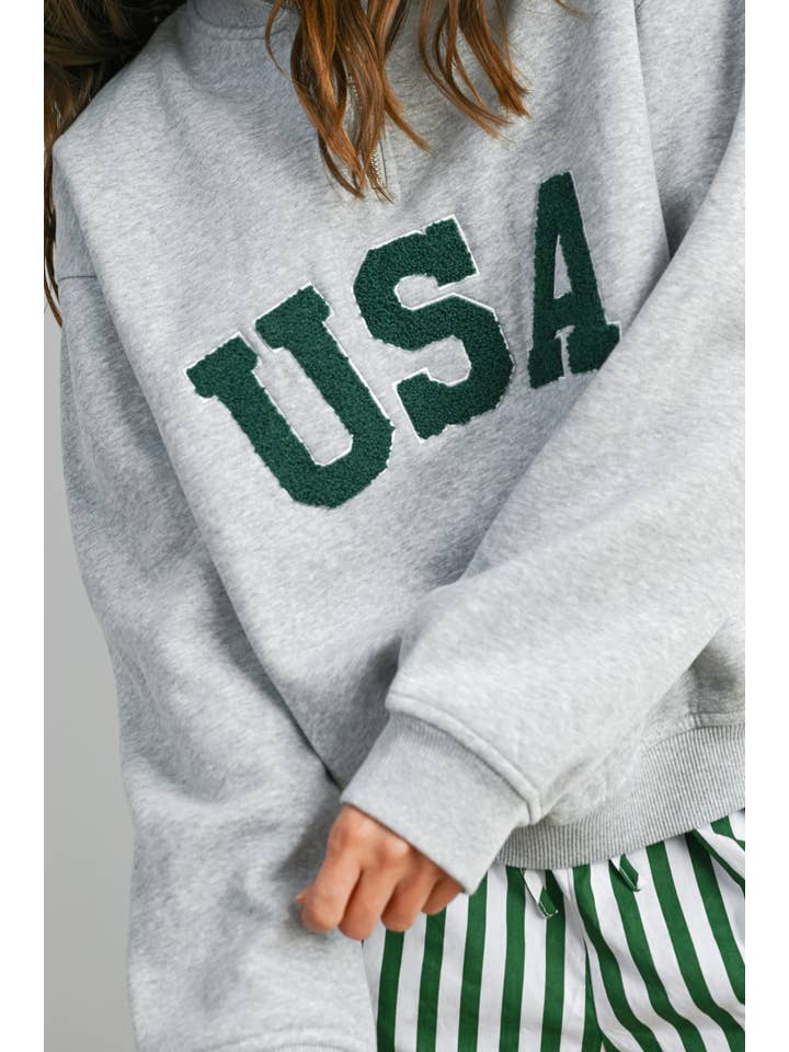 BUTTERMELON - Wholesale Sweatshirt - Women's - Quarter Zip Long Sleeve Top - BMT779518