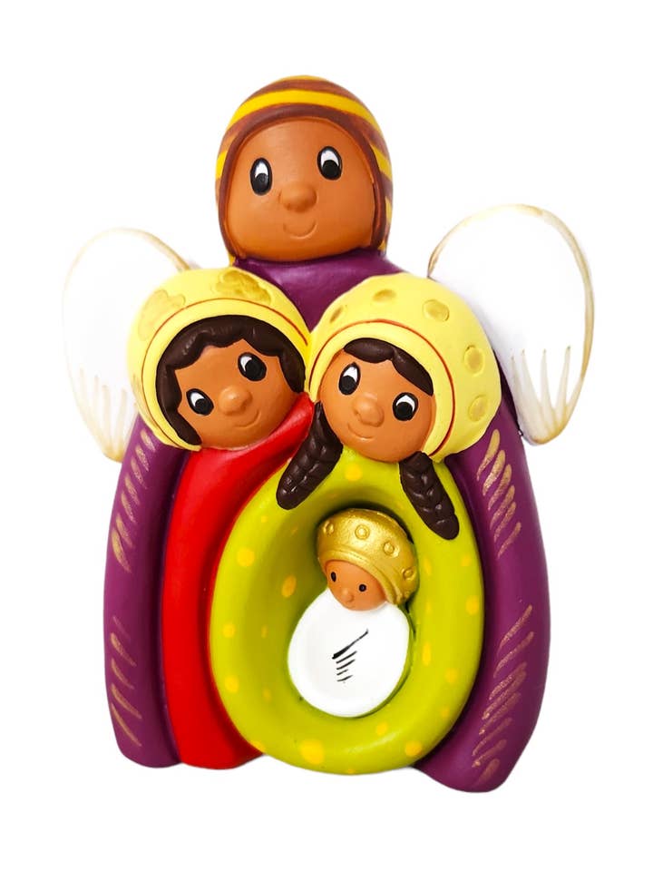 Handcrafted Ceramic Andean Nativity for wholesale by Sedona Spirit