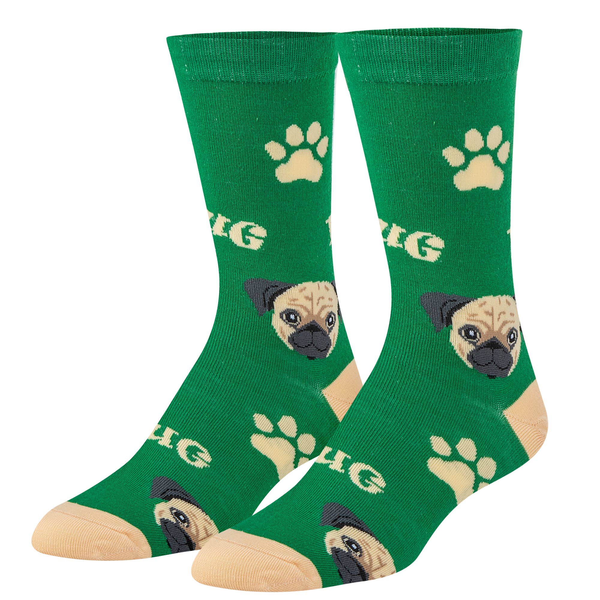 Crazy Socks - Wholesale Socks - Women's - Crazy Socks - Womens Crew - Pug1