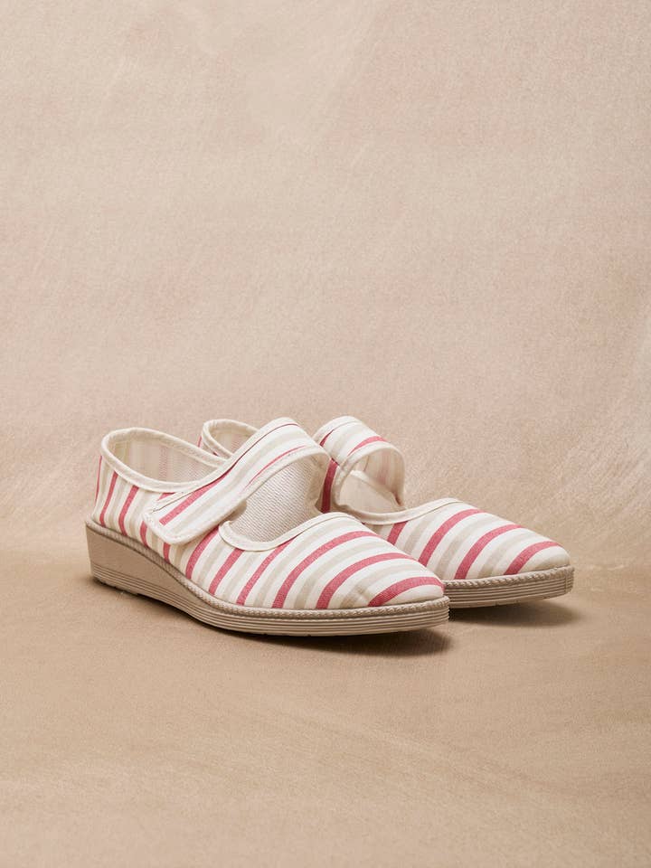 Righe rosse Bambini regolabili con 1 cinturino a strappo (2012033_0020) in vendita all'ingrosso su Faire