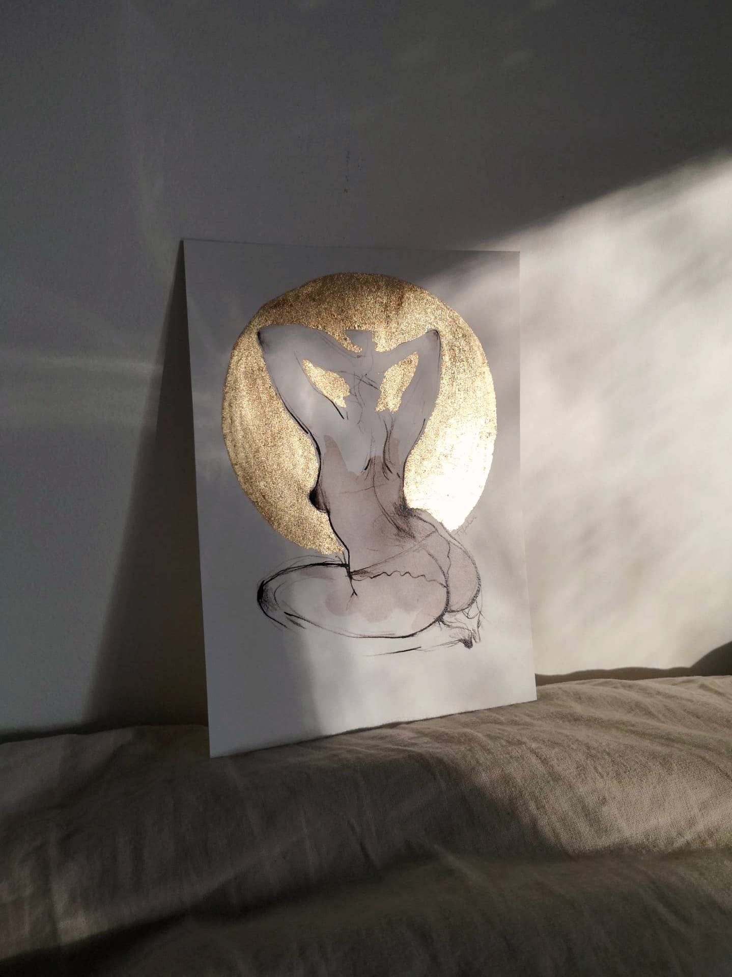 Tifalia - Wholesale Poster - “My Sun” Gold Poster