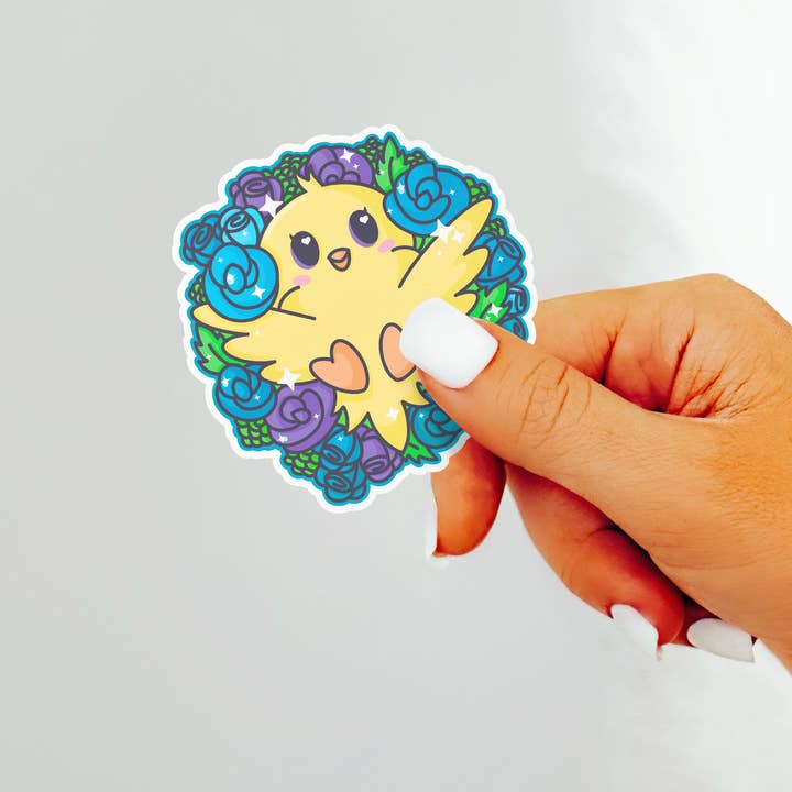 Lil Charmery - Wholesale Sticker - Spring Canary Sticker1