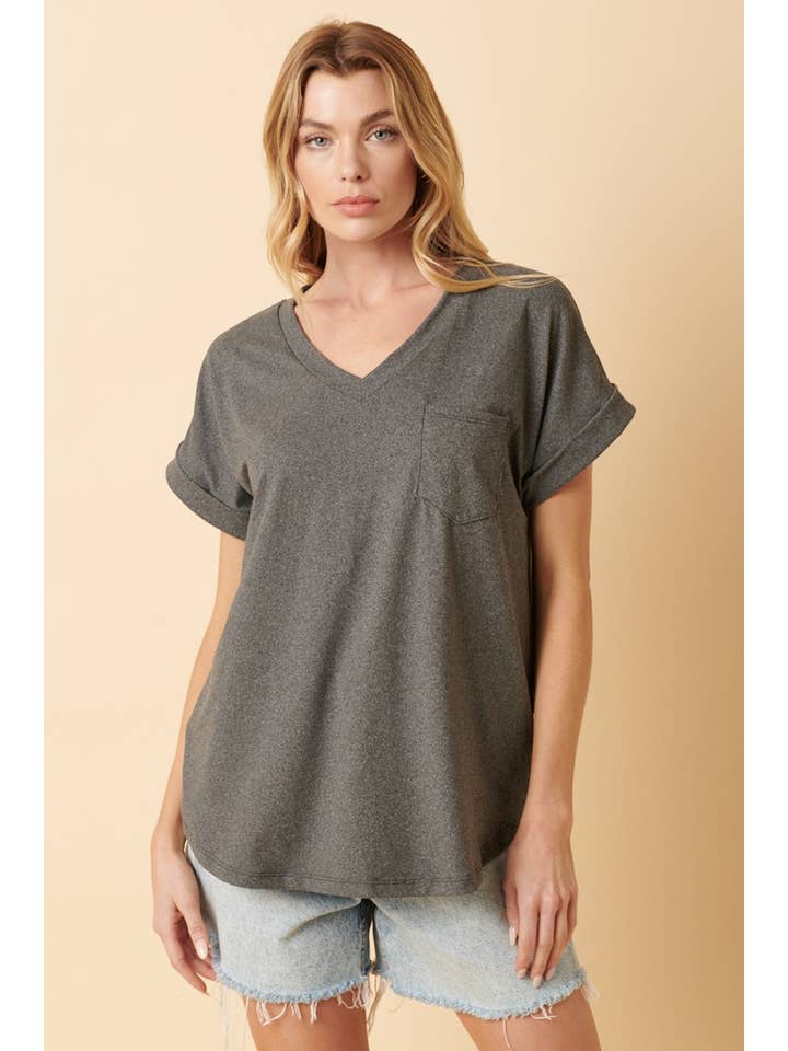mittoshop - Wholesale Knit Top - Women's - T9153 - DTY V-NECK 1POCKET DETAIL DOLMAN KNIT TOP1