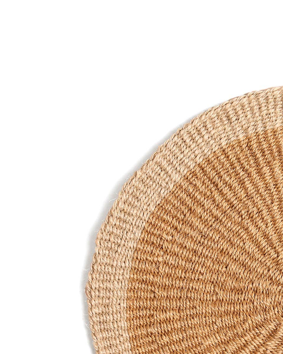 The Basket Room – wholesale Placemat – MASIZI: Moshi & Soot Handwoven Placemat | Tableware | Table Mat1