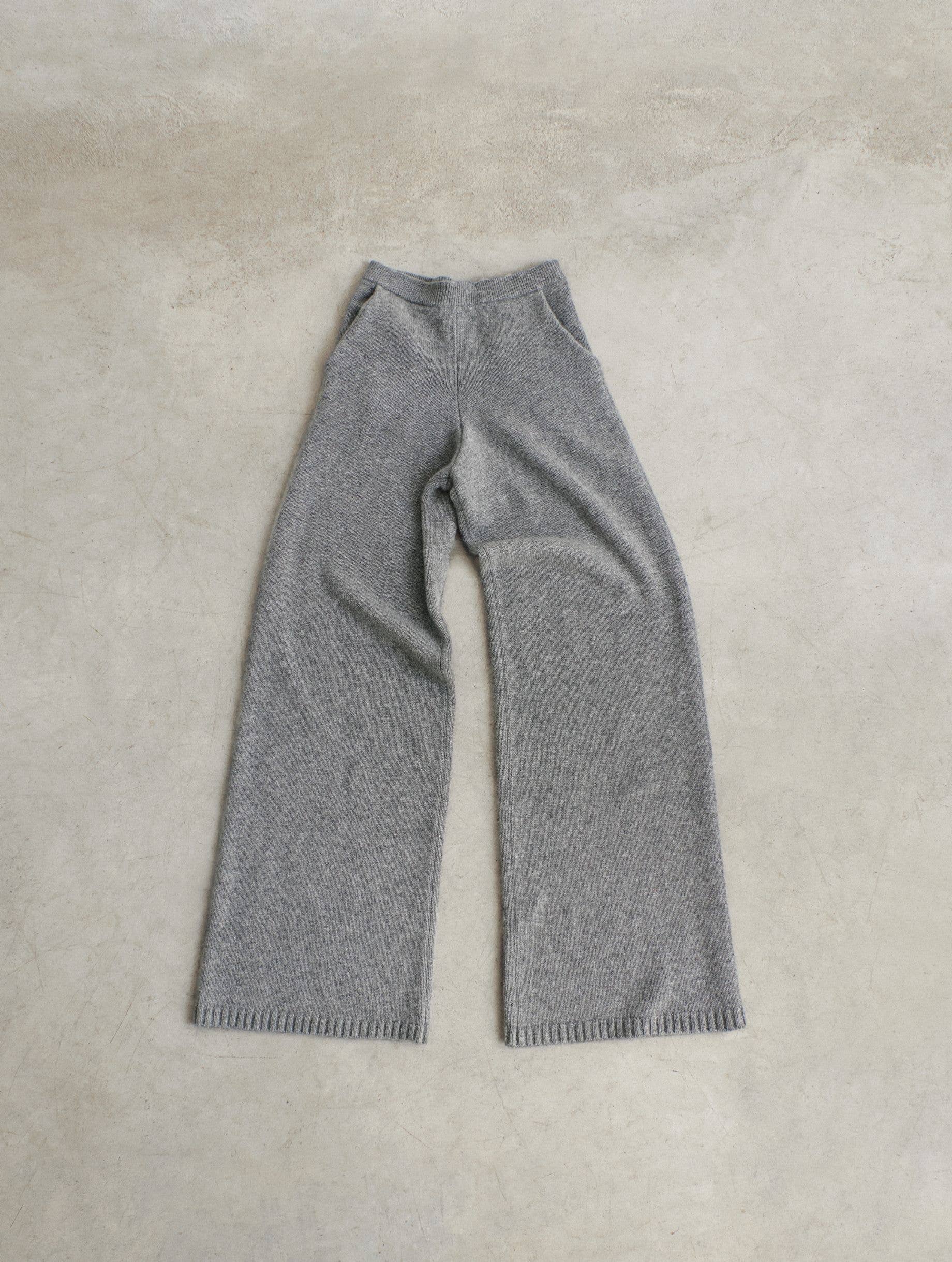Leap Concept - Wholesale Pants - Women's - LUCA cashmere knitted wide pants12