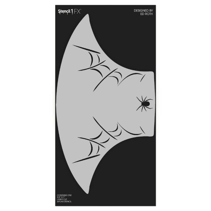 REMOVED BRAND - Wholesale Makeup/Cosmetic Bag - Spiderwebs Eye Makeup Stencil