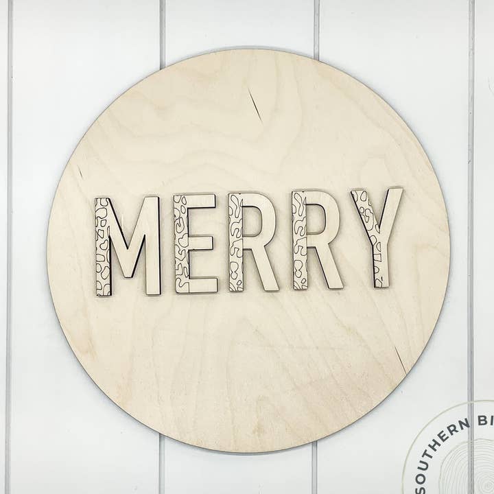 Merry 3D Rund Blank (Leopardtryck) för wholesale av Southern Birch Company