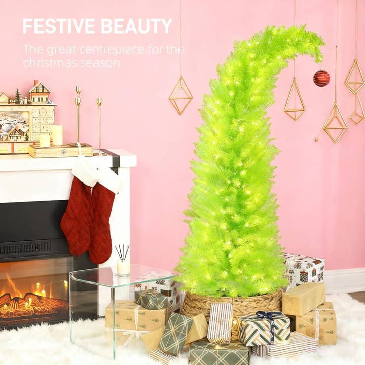 39F Inc. - Wholesale Artificial Christmas Tree - 5 ft Christmas Tree with Red Ball, Metal Base3