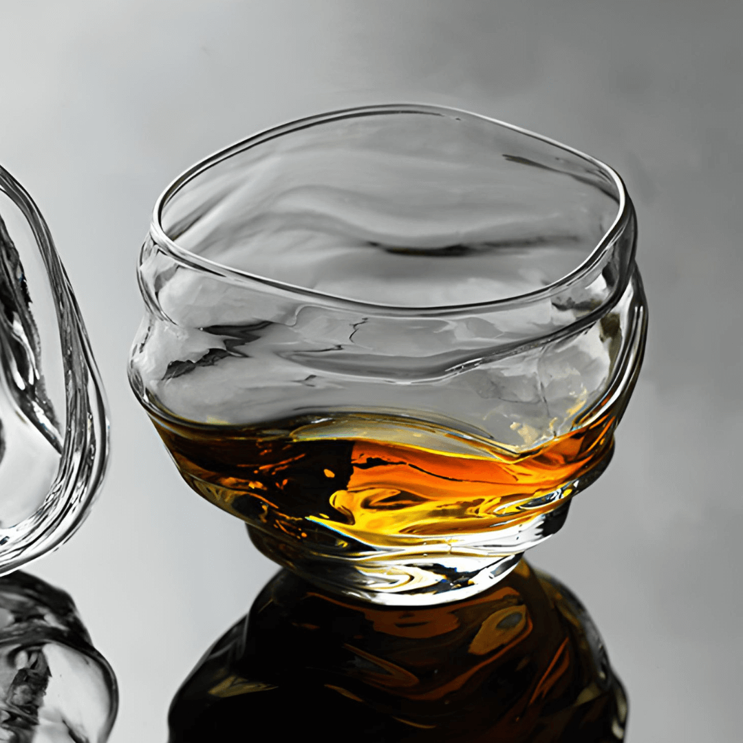 TsukiGlass - Wholesale Cocktail/Liquor Glass - Set of 4 Kai Japanese Crystal Whisky Glass15