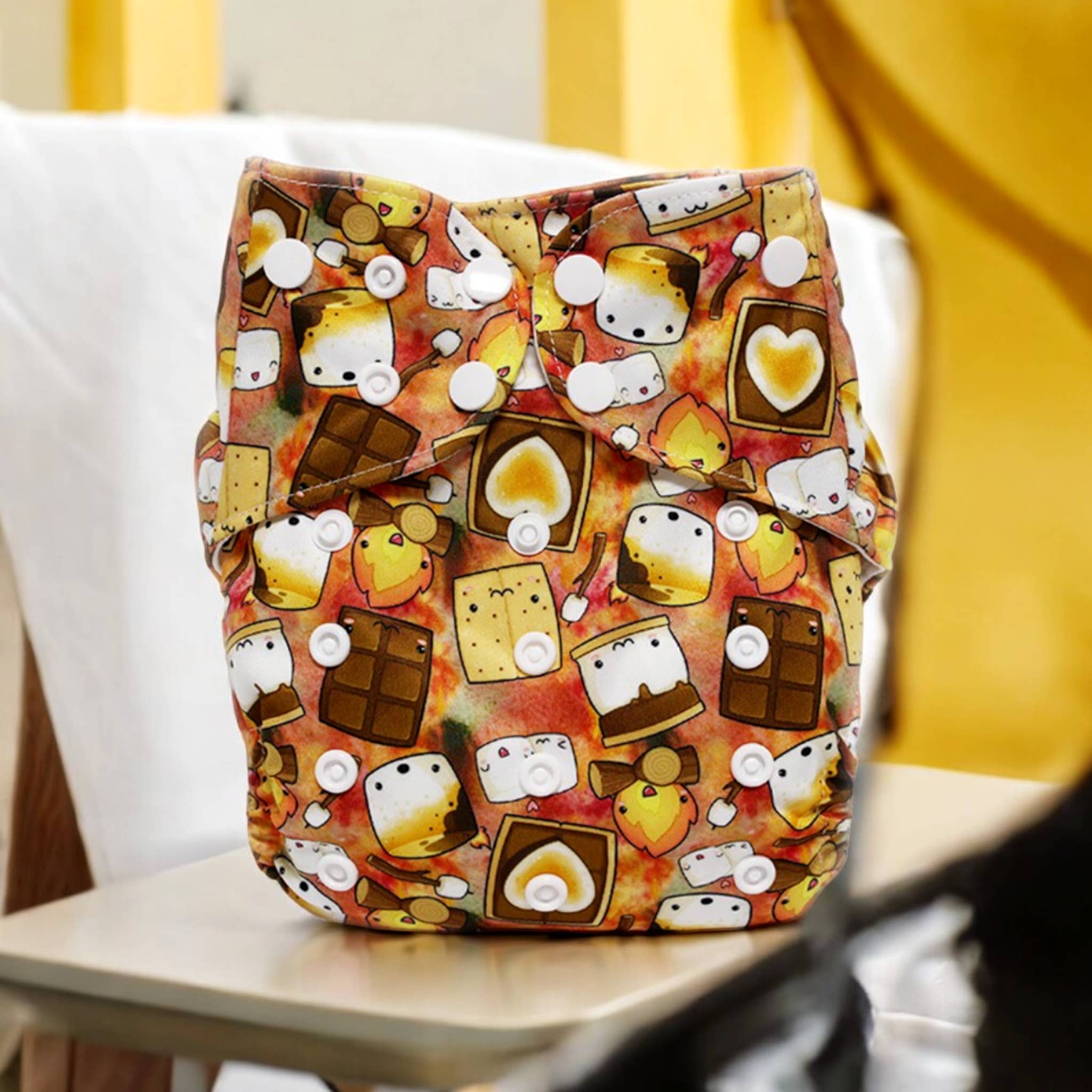 Terre a terre - Wholesale Diaper (Cloth) - Baby - Choc'mallow washable diaper