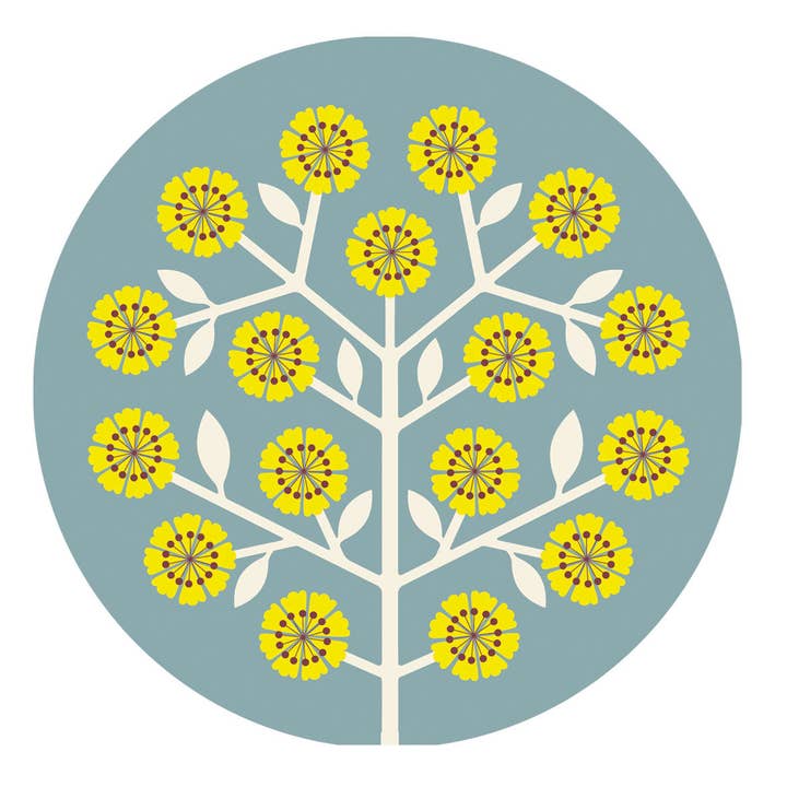 GB Flowers: Daisies table mats & coasters for wholesale by Jenny Duff