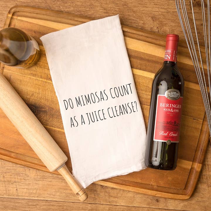 Mimosa Flour Sack Towel for wholesale by Central Pines Home Co