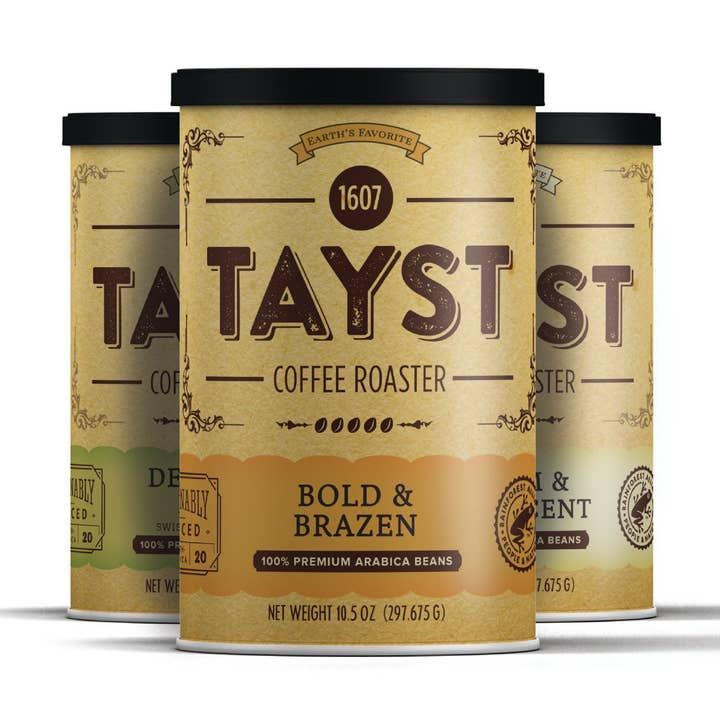 Canette de café moulu 10,5 oz - Caisse de 12 pour la vente par Tayst