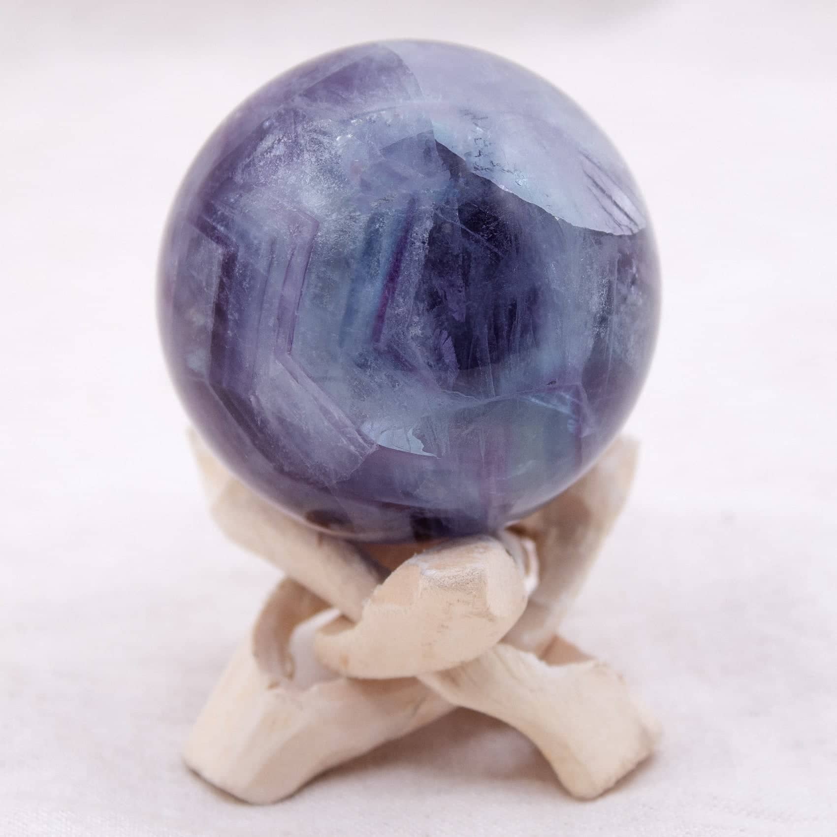 Tiny Rituals - Wholesale Spiritual Stone/Crystal - Rare Rainbow Fluorite Spheres - AAA Premium Quality5