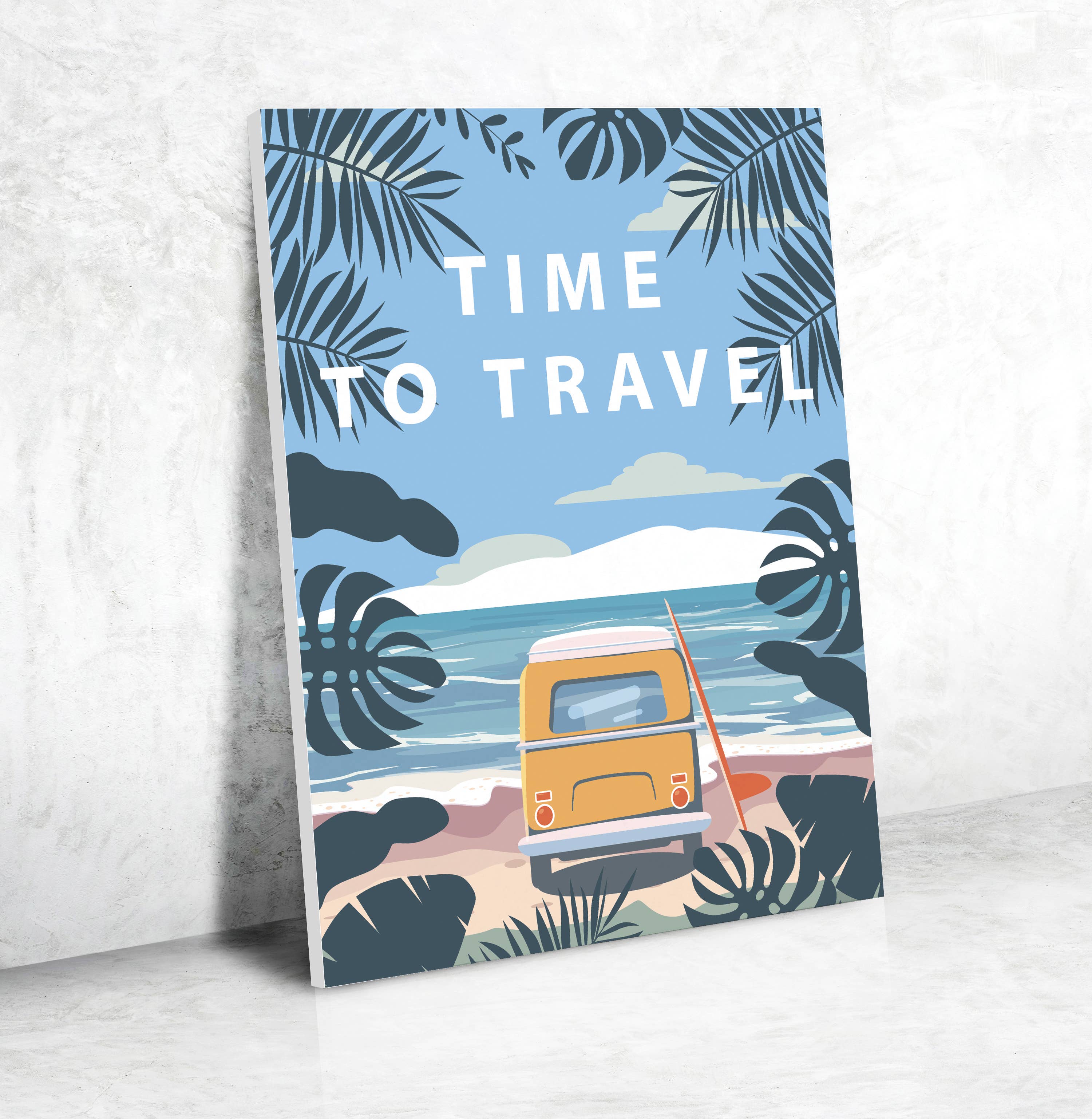 Graine Créative - Wholesale DIY Craft Kit - TIME TO TRAVEL NUMBER PAINTING0