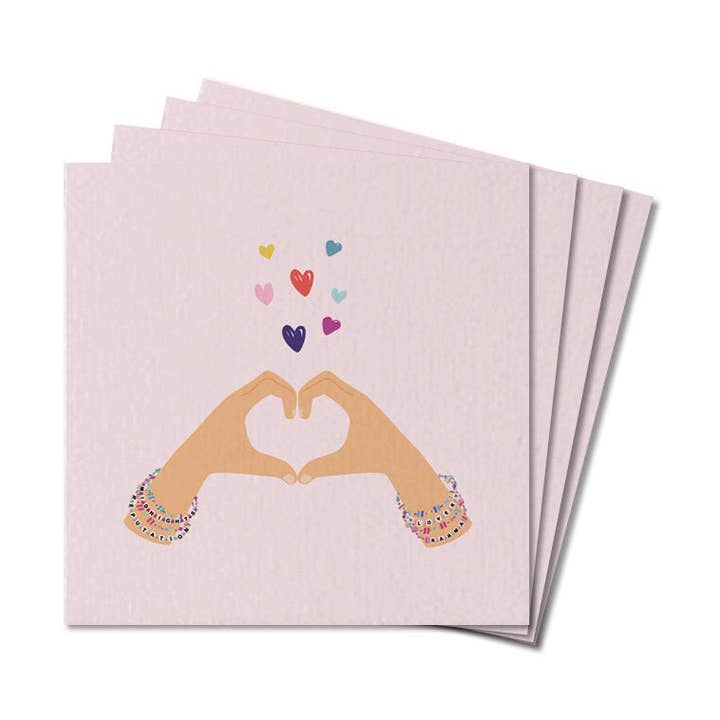 Onderzetterset Hartvormige Handen voor wholesale door Rustic Marlin