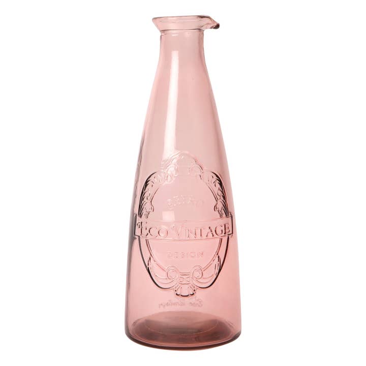 Sintra Recycled Glass Carafe - Blush for wholesale by Dexam