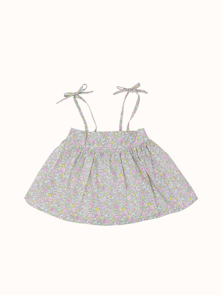 Blusa de moda Liberty of London Print - Cogollos de rosa para venta al por mayor de Calisson Little Royals