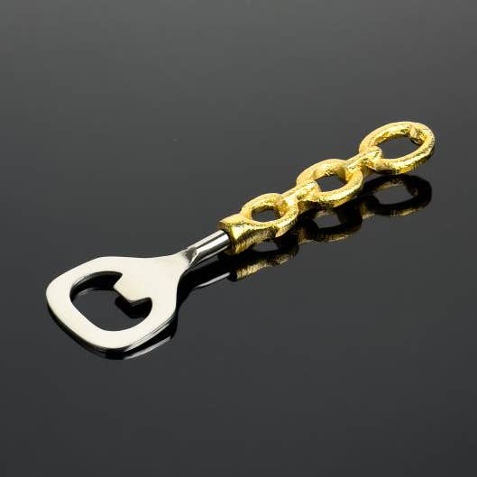 Abridor de botellas Gold SS Chain para venta al por mayor de India Handicrafts Inc