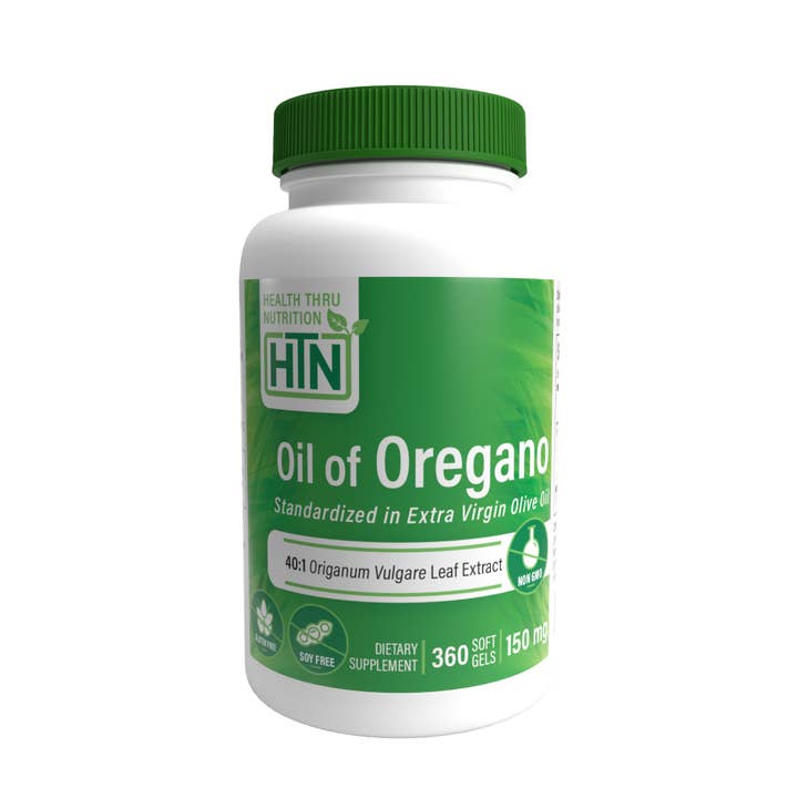 Health Thru Nutrition - Wholesale Oral Supplement/Vitamin - Oil of Oregano (Wild) 150mg (Non-gmo) 360 Softgels