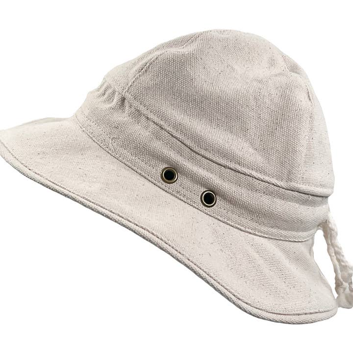 DCP Designs - Vente Bob – femme - Chapeau de soleil en toile de coton : The Sunwalker : Code HCB
