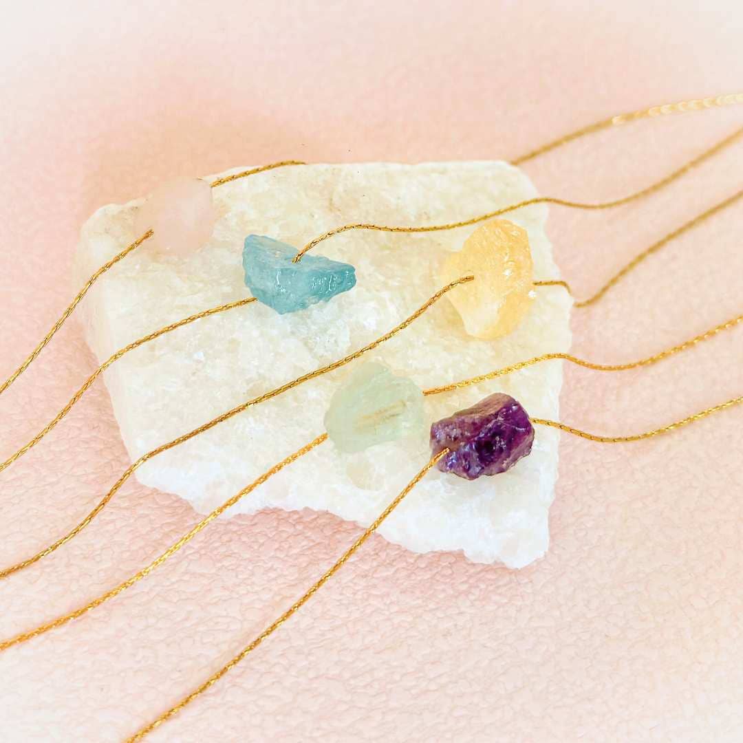 LilAryenne | Jewelry & Suncatchers – wholesale Hänge-/berlockhalsband – Fint kristallhalsband – S.Stål Minimalistisk Ädelstensgåva6