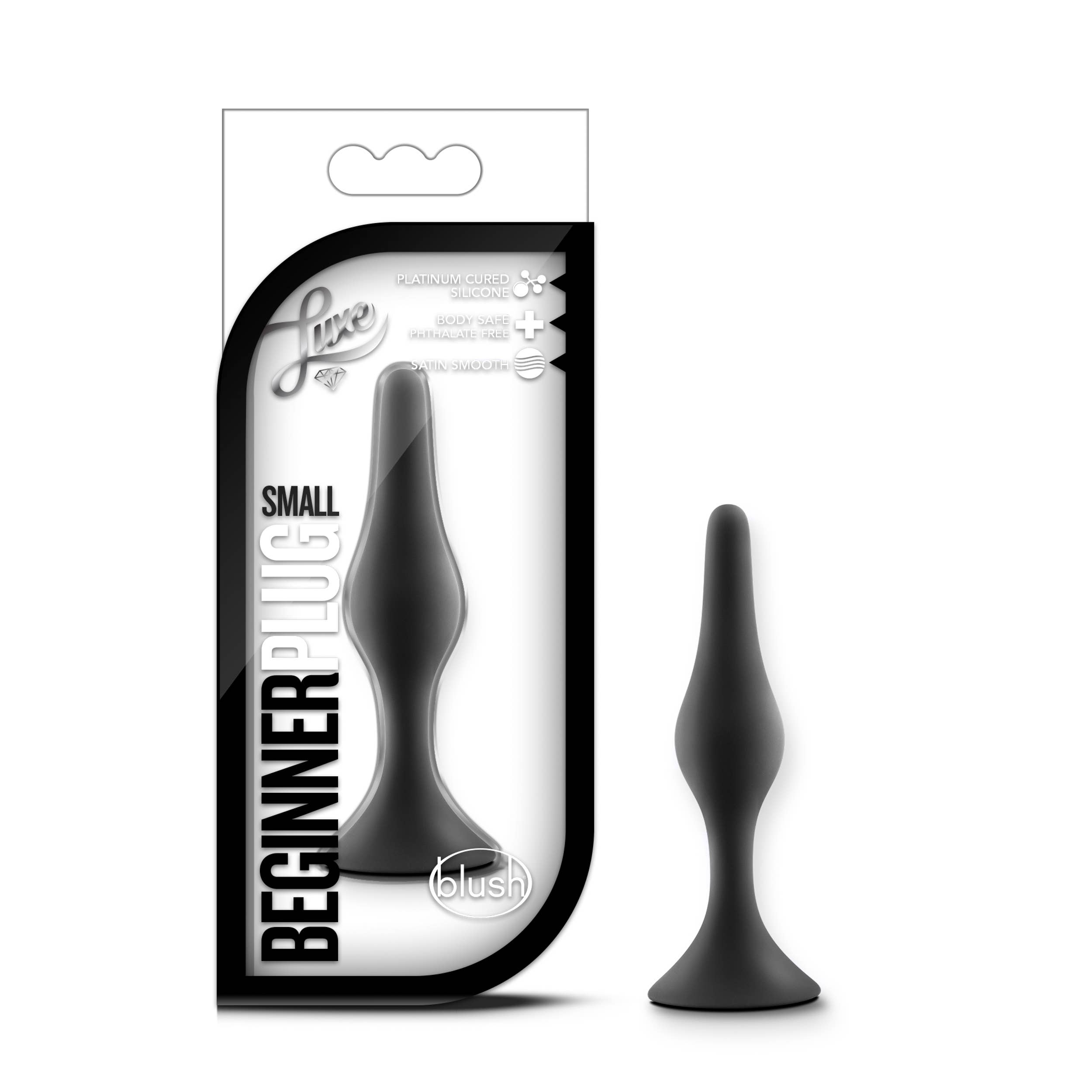 Blush - Wholesale Sex Toy - Luxe - Beginner Plug Small - 3.25" Puria Silicone Anal Toy7