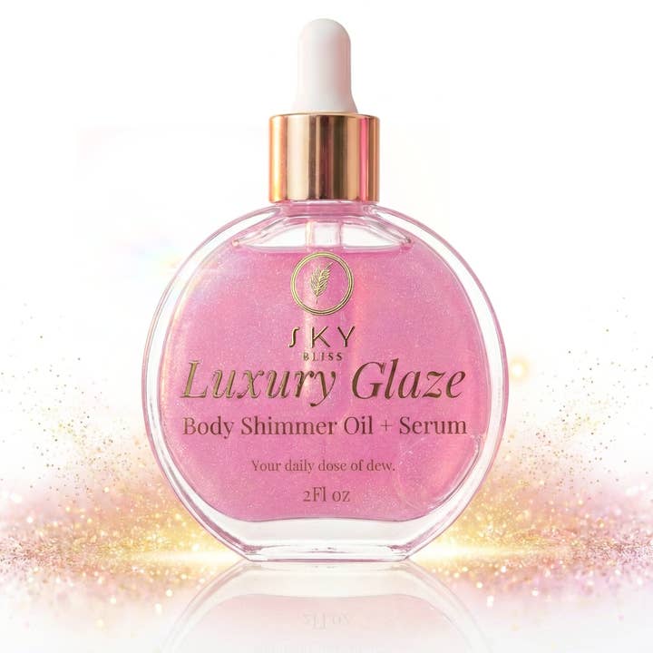 Luxury Glaze Body Shimmer Oil for wholesale by SKY BLISS