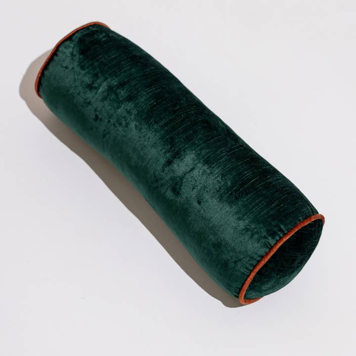 BHD HOME - Wholesale Lumbar Pillow - Emerald Green Long Bolster cushion 50 x 17cm2