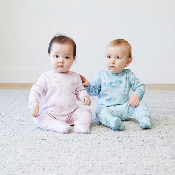 PAIGELAUREN baby & toddler - Wholesale Sleepsuit - Baby - Eco-Crystal Ribbed Pajama