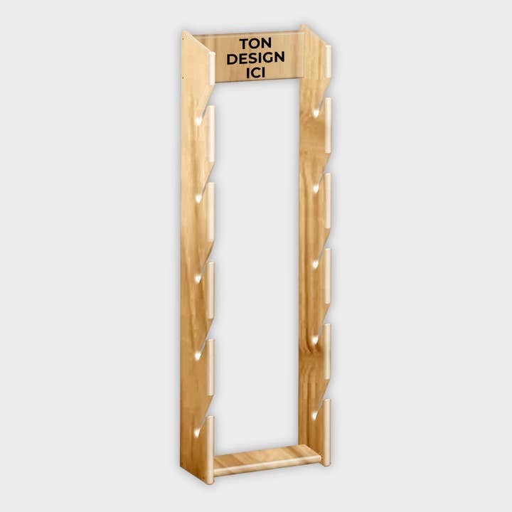Tilpasset WallRack5 for engroshandel hos WoodMakerz
