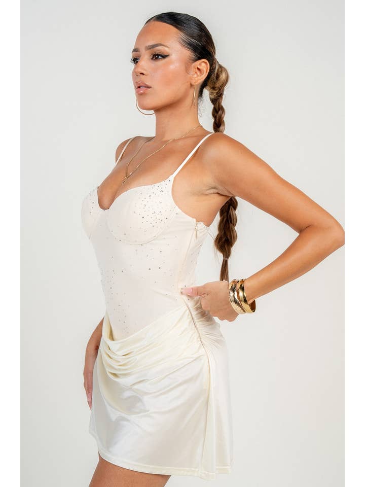 PRIVY - Wholesale Dress - Women's - HD30540B / Embellished Mini Dress11