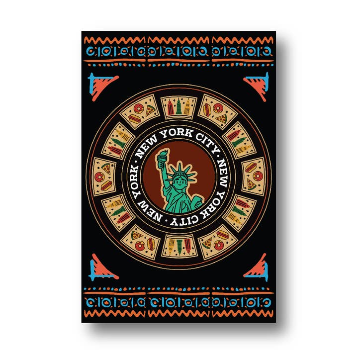 New York City 4" X 6" Postcard - New York Pizza for wholesale by BigZoo Store