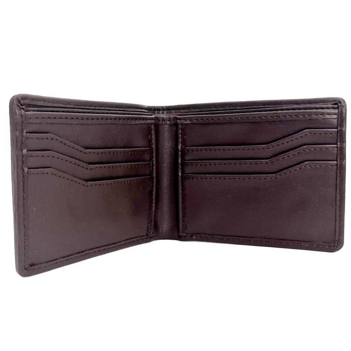 maccessori - Wholesale Wallet - Men's - Harris Tweed Bifold Wallet Blue Brown Check