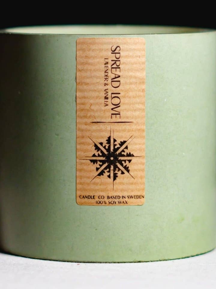 SPREAD LOVE - Concrete Candles for wholesale by Tuyyo AB