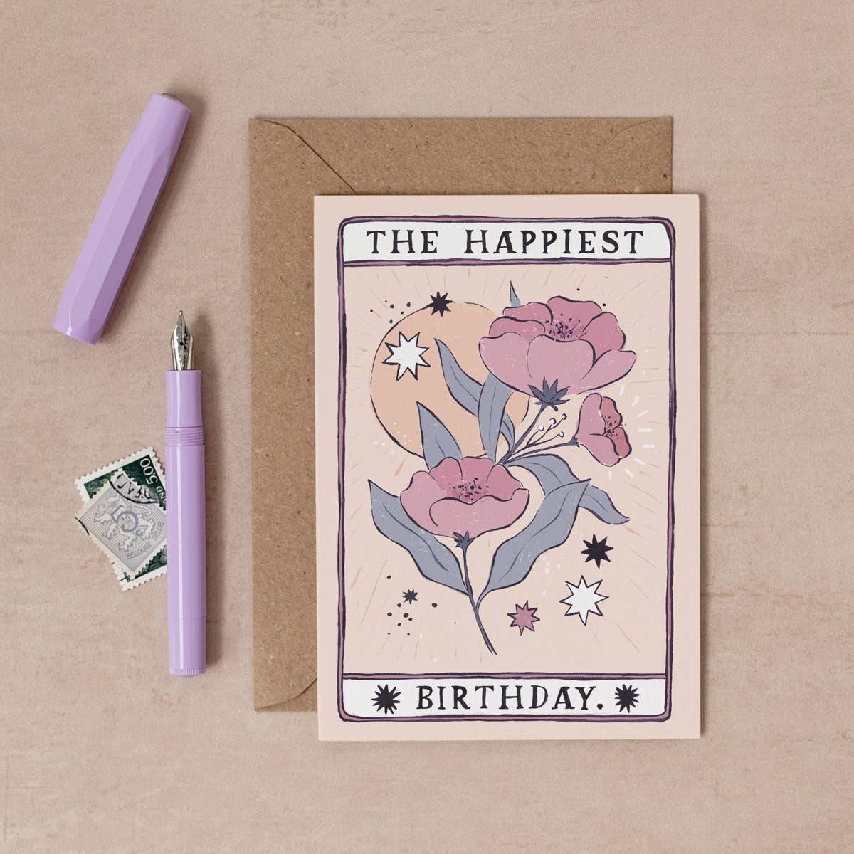 Sister Paper Co. - Wholesale Birthday Card - Tarot Flower Birthday Card | Tarot Card | Floral Cards7
