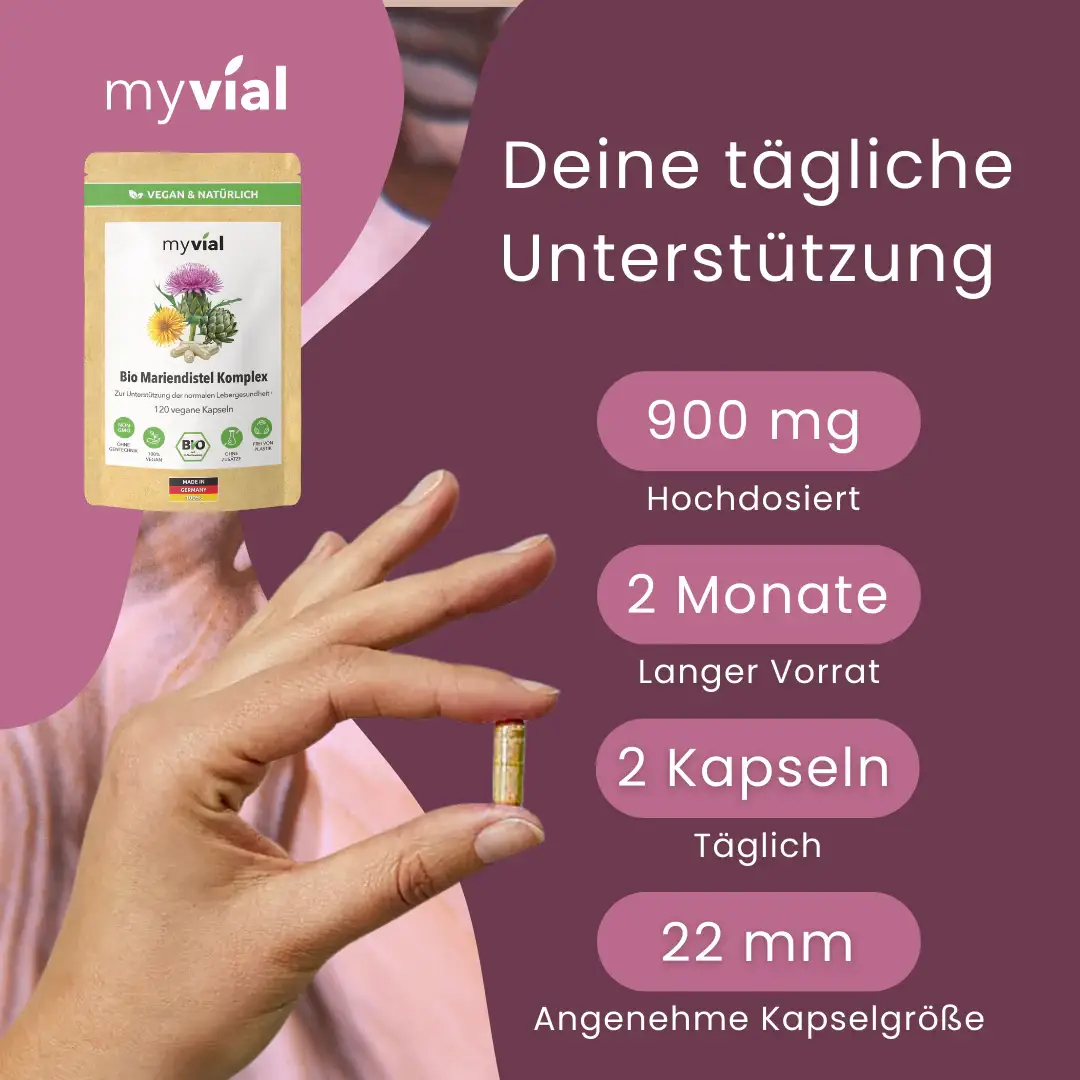 myvial - Wholesale Oral Supplement/Vitamin - Organic Milk Thistle Complex Capsules1