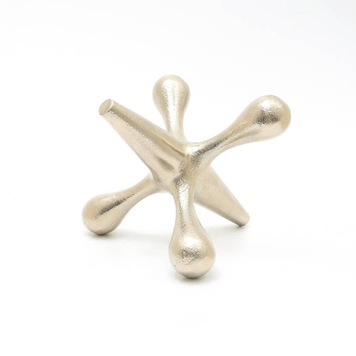 TrenDec - Wholesale Paper Weight - Jack Paperweight | Cast Aluminium Silver Color Table Décor1
