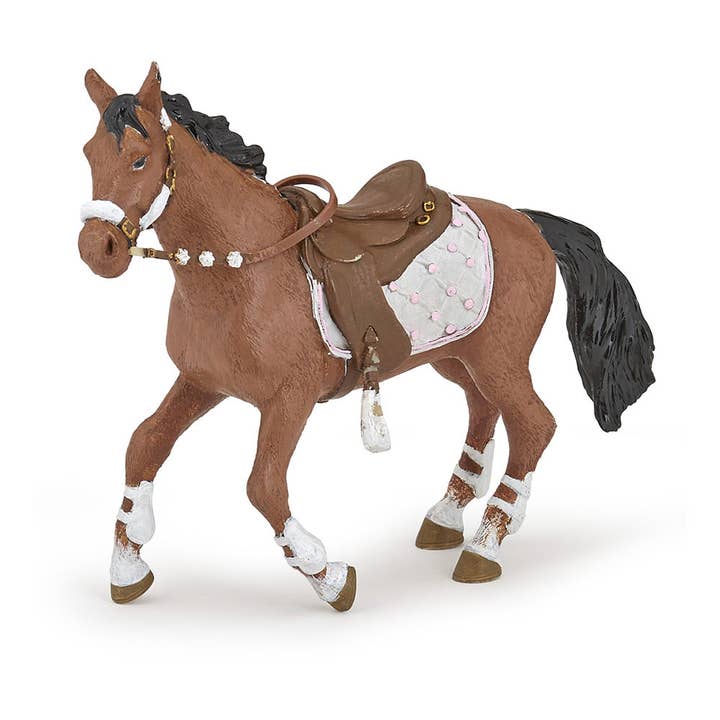 PAPO Horse and Ponies Winter Riding Girl Horse Toy Figure, T for wholesale by Meroncourt Europe Ltd
