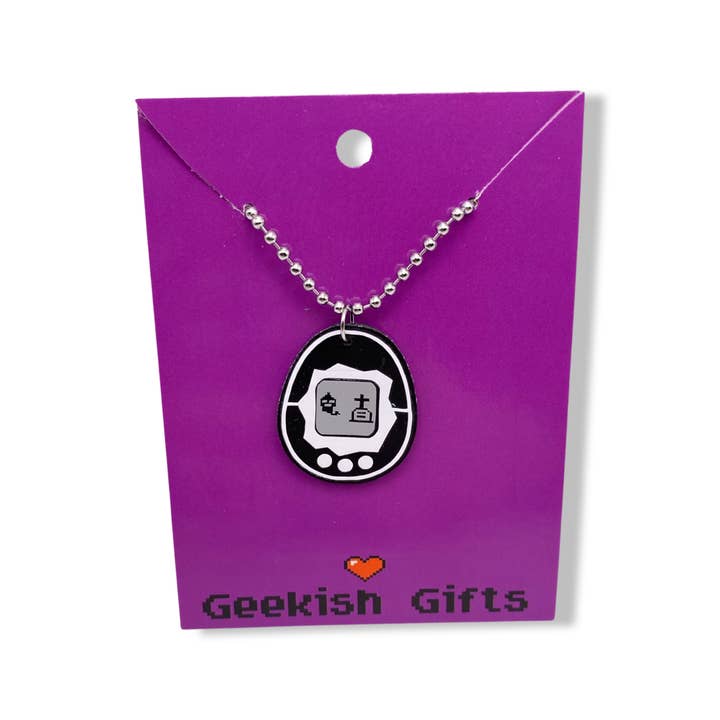 Geekish Gifts – wholesale Pendant/charm necklace – Dead Tamagotchi Necklace