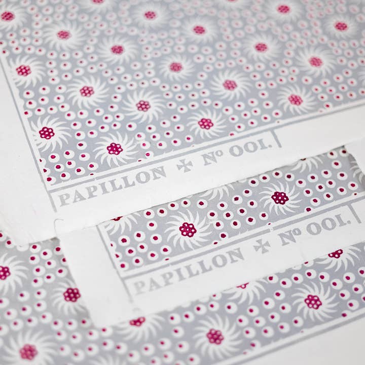 Papillon Press - Wholesale Art Print - French Pinwheel Block Print