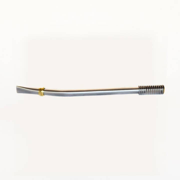 Spiral Short Bombilla - 6" for wholesale by SoulMate Yerba Co. LLC