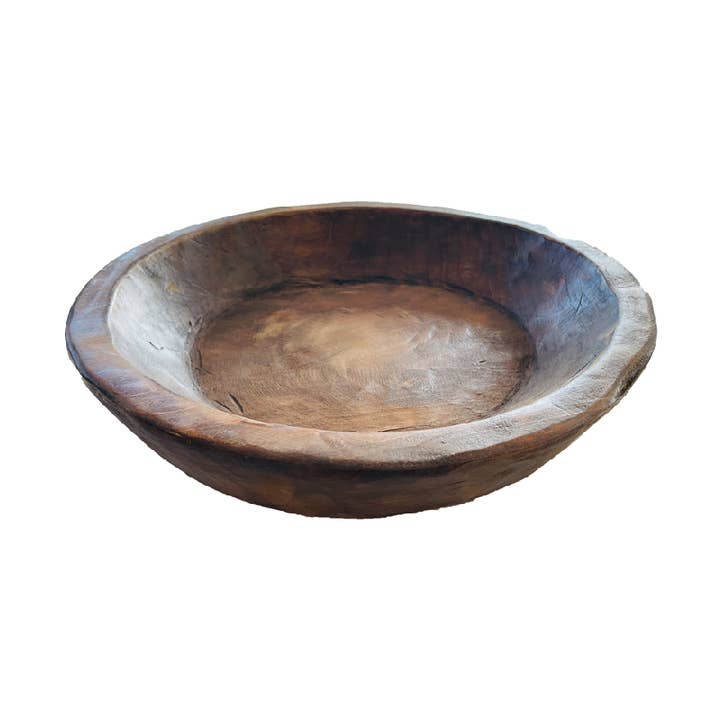 Handcrafted Wood Dough Bowl for wholesale by Reclaimed Woodworks Home Decor