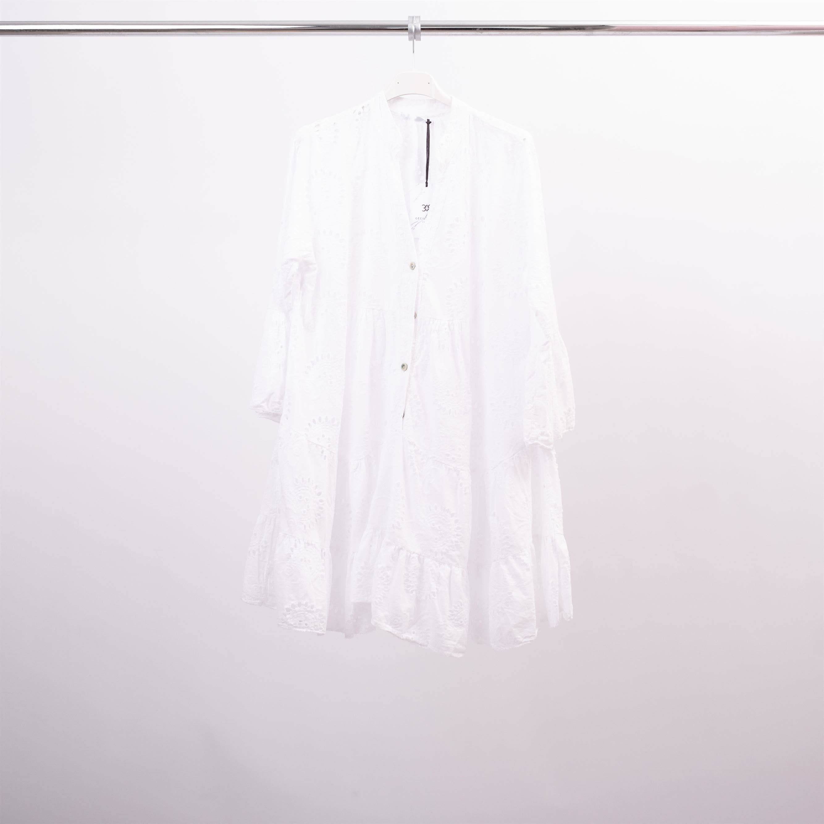 Cecile Wang - Wholesale Dress - Women's - English embroidery short dress LR9802-21