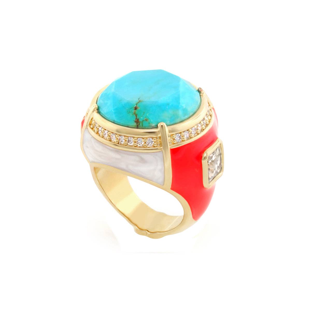 Lauren G Adams - Wholesale Cocktail/Statement Ring - Caribbean Waters Cocktail Ring0