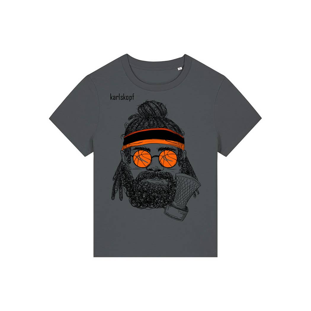 karlskopf - Wholesale Screen Printed T-Shirt - Women's - BASKETBALLER Shirt for women | 100% organic cotton1