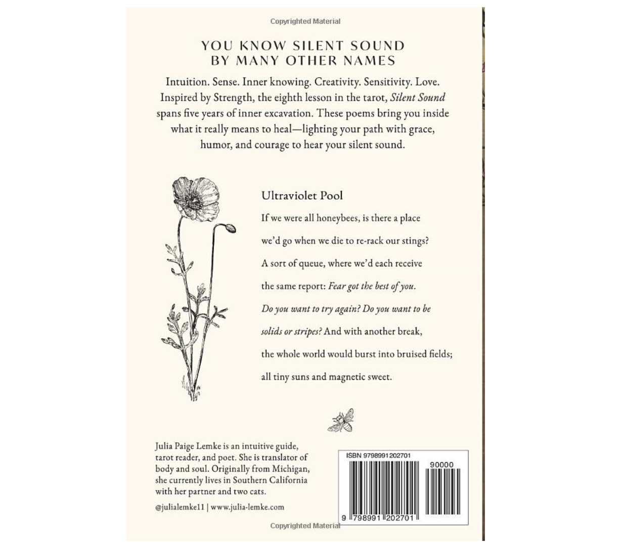 Julia Paige Lemke - Wholesale Poetry & Drama - Silent Sound: 44 Poems to Hear Your Soul1